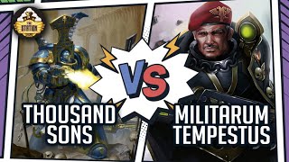 Мультшоу MILITARUM TEMPESTUS VS 1000 SONS Репорт 1000 pts Warhammer 40000