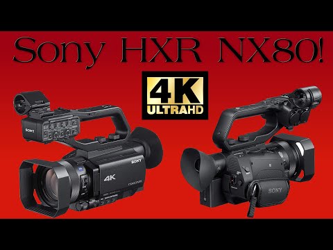 Sony HXR-NX80 4K Camcorder Unboxing & First Impressions!