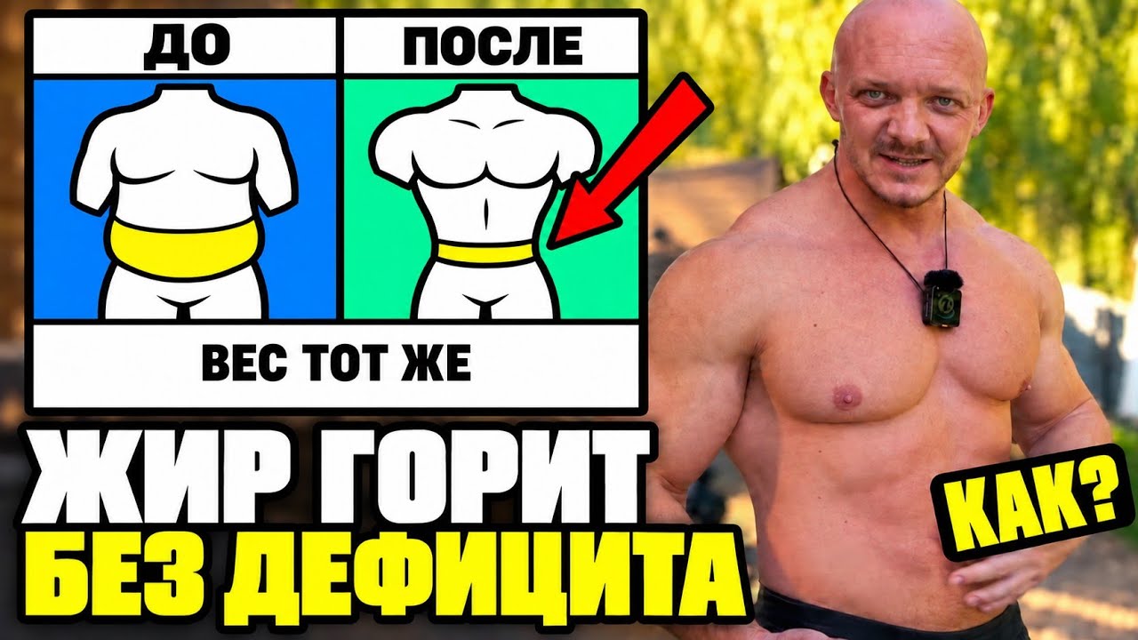 Натуральная рекомпозиция – жир в мышцы – 3 правила — Transcript