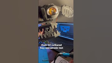 REAL LIFE FNAF 2 ENDO-02 ANIMATRONIC HEAD TEST!!! #fnaf #fnaf2 #fnafanimatronics #endoskeleton