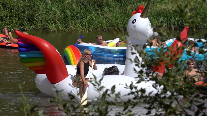 Kaljakellunta Vantaan joessa 2018