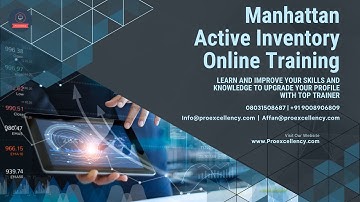 Manhattan Active Inventory Online Training Learn From Beginning with Real-time Trainer