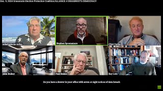 Dec. 9, 2024 Grassroots Election Protection Coalition/ALLIANCE 4 GRASSROOTS DEMOCRACY