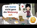 Deutsch lernen | trennbare Verben / Aussprache "auf", "ab", "ein","aus" | Hörverstehen
