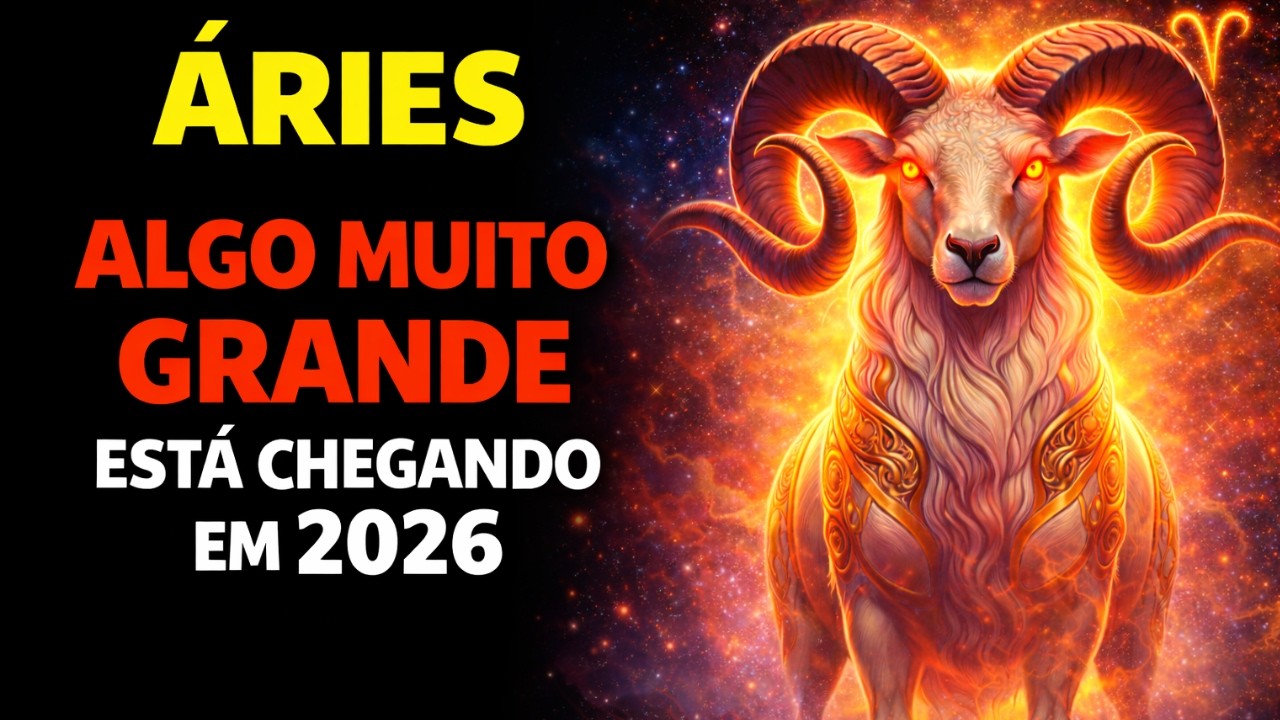 ÁRIES: Coisas Muito Grandes Estão Prestes a Acontecer — Um Sinal Poderoso Para 2026