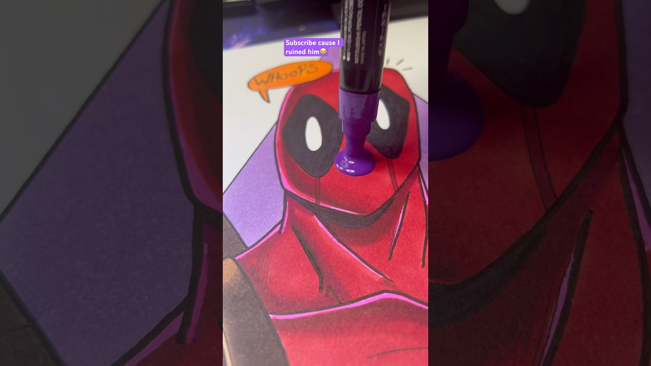 Purple Deadpool Blood Bath🔥