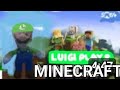 SMJ gaming luigi plays minecraft for the first time