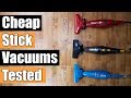 Best CHEAP Stick Vacuums Review - Bissell Featherweight vs Eureka Blaze vs Dirt Devil Simpli-Stick