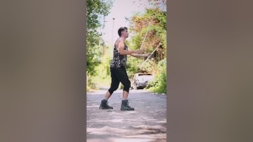 Guy Amazingly Performs Juggling Tricks With Sticks - 1338707