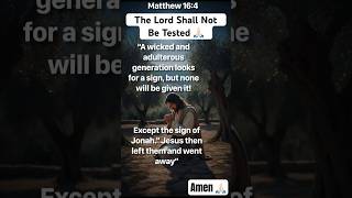 Matthew 16:4 Bible Verse Jesus God #fyp #bibleverse #bible #jesus #god #viral #religion