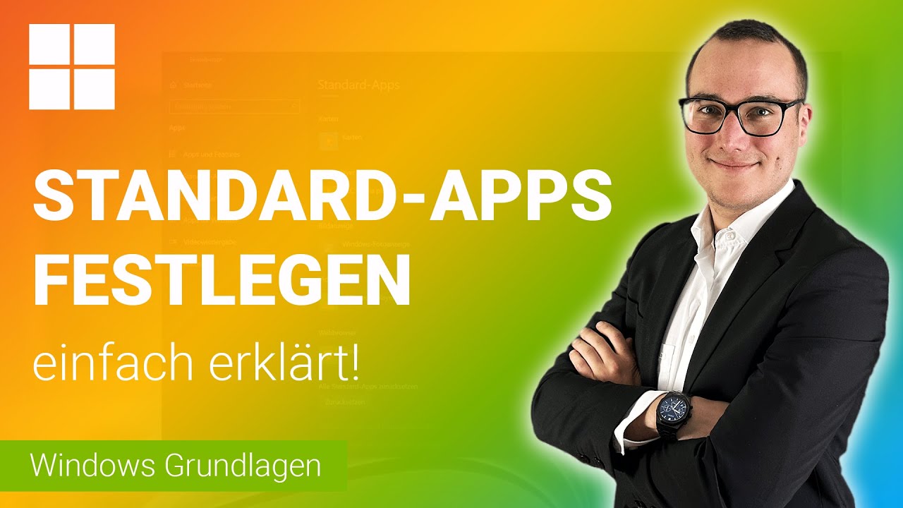 STANDARD-APPS festlegen einfach erklärt | Lerne Windows (Grundfunktionen) ✅