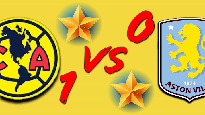 resumen del partido América vs Aston villa (1-0) 💙💛🦅‎@clubamerica  🥇🏆