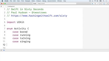 Enum associated values – Swift in Sixty Seconds