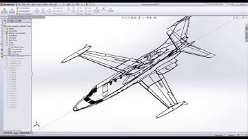 Convert 3-View Fuselage in Solid Works