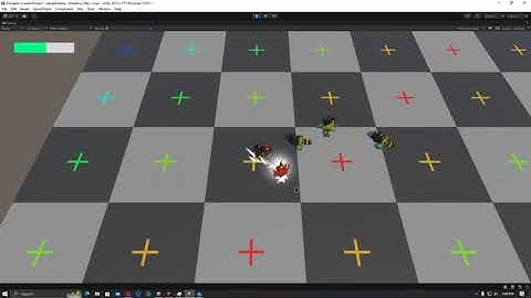 Unity3d Action combat isometric hit box and basic AI test