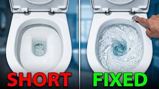 Toilet Flush Stops When You Release the Button - Easy Fix.