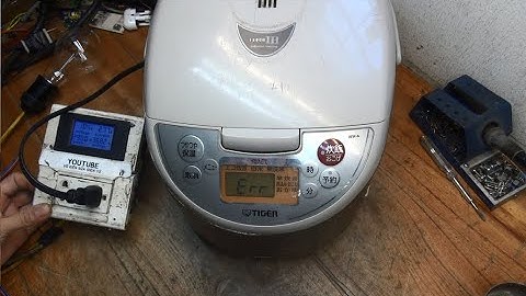 Nồi cơm Tiger bật nấu báo Err.Mò mãi mới ra!