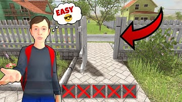 The Easiest Way To Escape Without Using Any Items in Schoolboy Runaway stealth