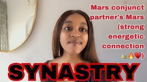 SYNASTRY Mars conjunct partner’s Mars synastry (strong energetic connection🔥♥️)