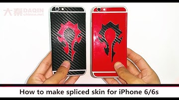 How to make spliced mobile skin for iPhone 6/6s - www.chinee.net