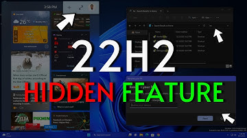 Windows 11 22H2: Live File Explorer, Full-Screen Widgets, Dark Dialog (Enable)