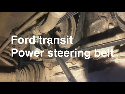 Ford diesel power steering belt change