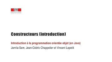 Constructeurs (introduction)