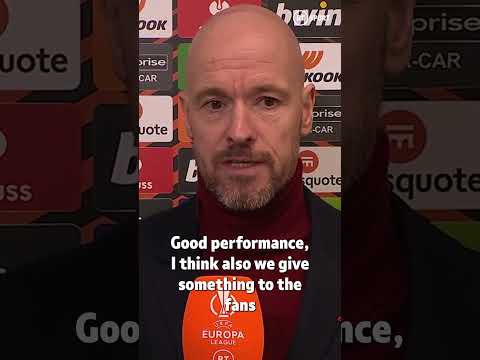 Erik ten Hag sends a thank you to the Man Utd faithful #Shorts
