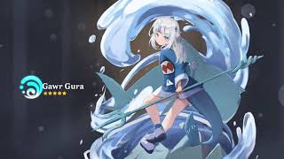 [Genshin Impact] GAWR GURA Live2d gacha fanmade animation