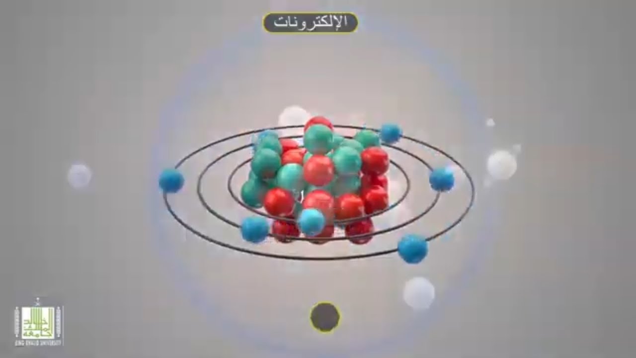 خصائص الذرة و مكوناتها - فديو تفاعلي