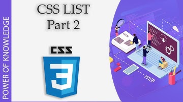 Css List Part 2  image as list marker position list item marker and list color in css (Hindi)