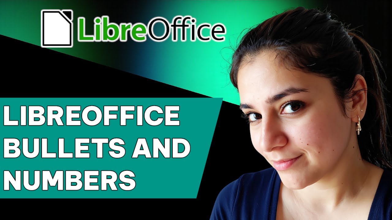 How to Create Bulleted or Numbered Lists in LibreOffice Writer - YouTube