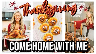 THANKSGIVING PREP WITH ME! CLEANING MOTIVATION + HOMEMAKING + THANKSGIVING HACKS @BriannaK​