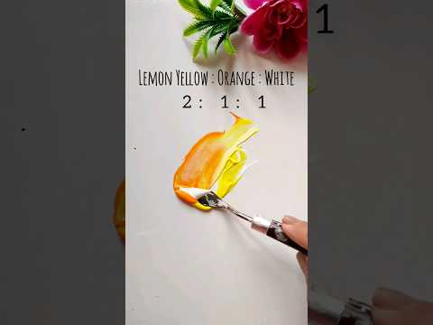 How To Make Chrome Yellow Acrylic Paint