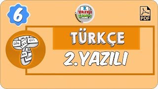 6. Sınıf Türkçe | 1. Dönem 2. Yazılıya Hazırlık