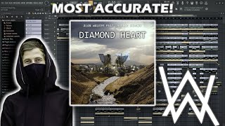 Alan Walker feat. Sophia Somajo - Diamond Heart | FL Studio Remake (MOST ACCURATE!)