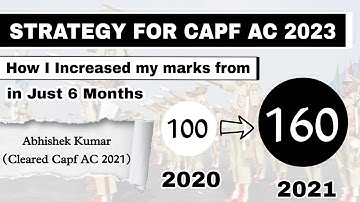 STRATEGY FOR UPSC CAPF AC 2023 || BOOKLIST FOR CAPF AC || HOW TO SCORE 150+ MARKS IN CAPF AC PAPER 1