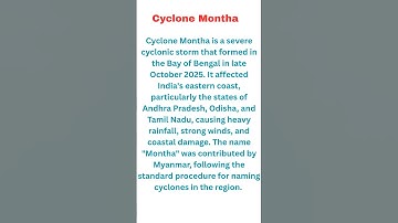 cyclone montha explained #cyclonemontha #cyclone #dailynews #shorts #viralvideo #viral #trending