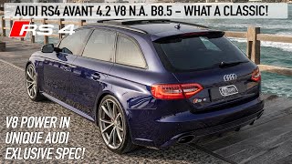 SYMPHONY! AUDI RS4 B8.5 AVANT 4.2 V8 QUATTRO - BACK WHEN CARS HAD SOUL - IN DETAIL 4K