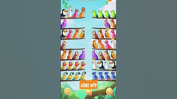 Birdsort Puzzle Game : Level 479 #shorts #youtubeshorts #androidgames #mracarfil #birdsort #puzzle