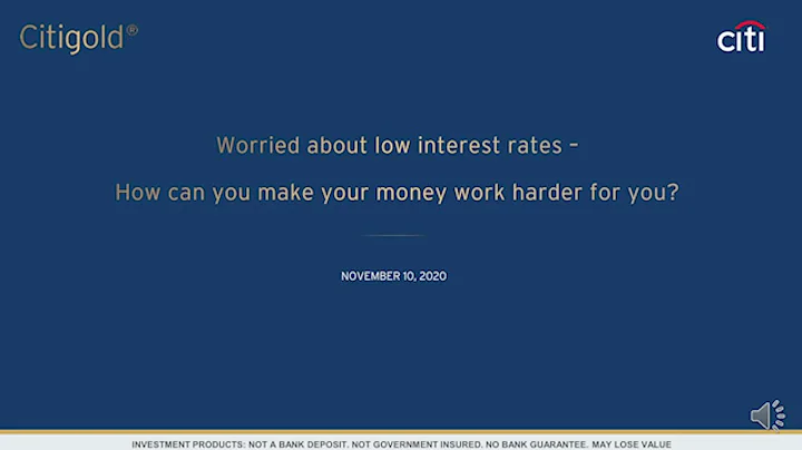 憂慮低利率—怎樣可加大財富增值能力? Worried about low interest rates–How can you make your money work harder for you? - DayDayNews