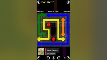 #FlowFree Regular Pack 7x7 level 26