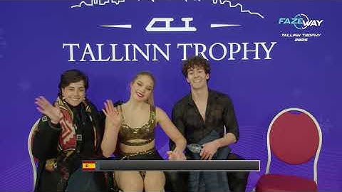 Danza rítmica de Sofía Val & Asaf Kazimov en el ISU Challenger Tallinn Trophy 2025