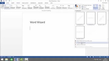 How to add and remove watermarks in Microsoft Word