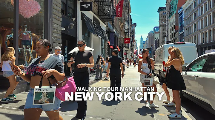 NEW YORK CITY TRAVEL 66 - WALKING TOUR MANHATTAN SoHo, Broadway, Little Italy, Nolita, Lafayette, 4K