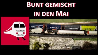 H0 Modelleisenbahn München - 7 verschiedene Züge von Tag bis Nacht