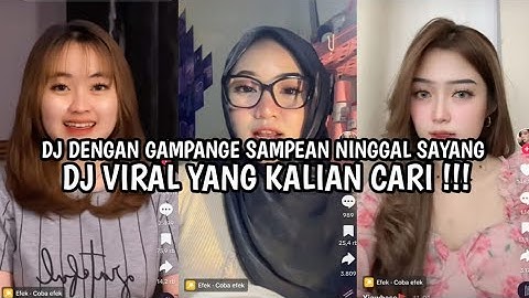 DJ DENGAN GAMPANGE SAMPEAN NINGGAL SAYANG - DJ SIGAR ABDI TARIO VIRAL TIKTOK 2024