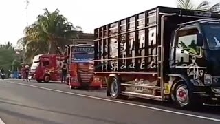 viral || konvoi truk mbois modifikasi paling keren