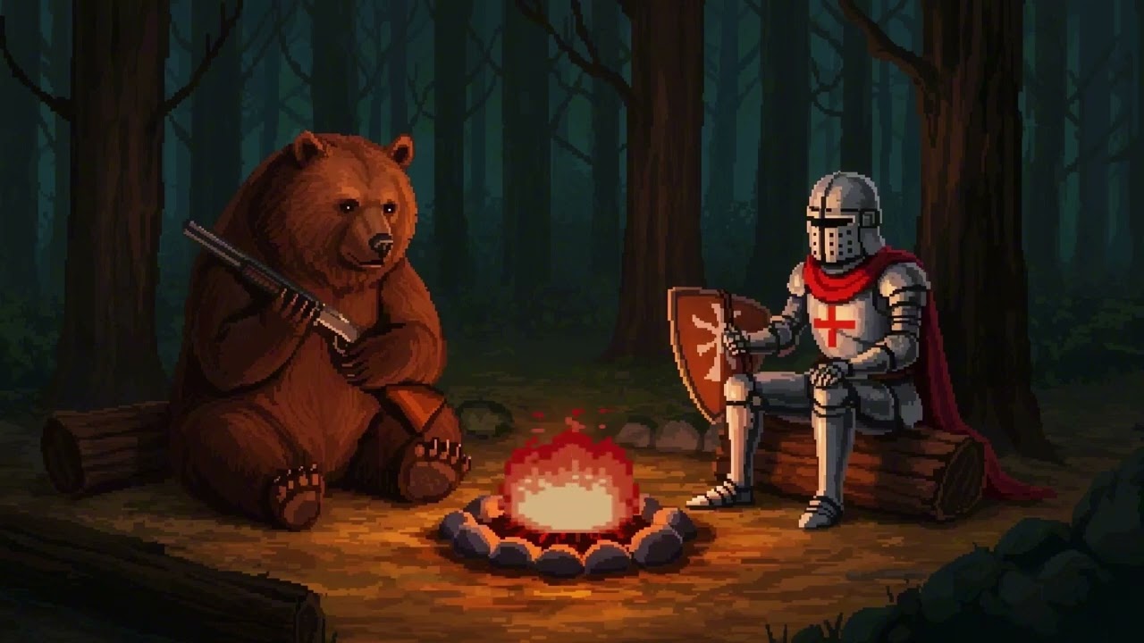 Rest here while the bear holds you hostage..