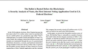 MIT shows concern over online app votingMIT shows concern over online app voting